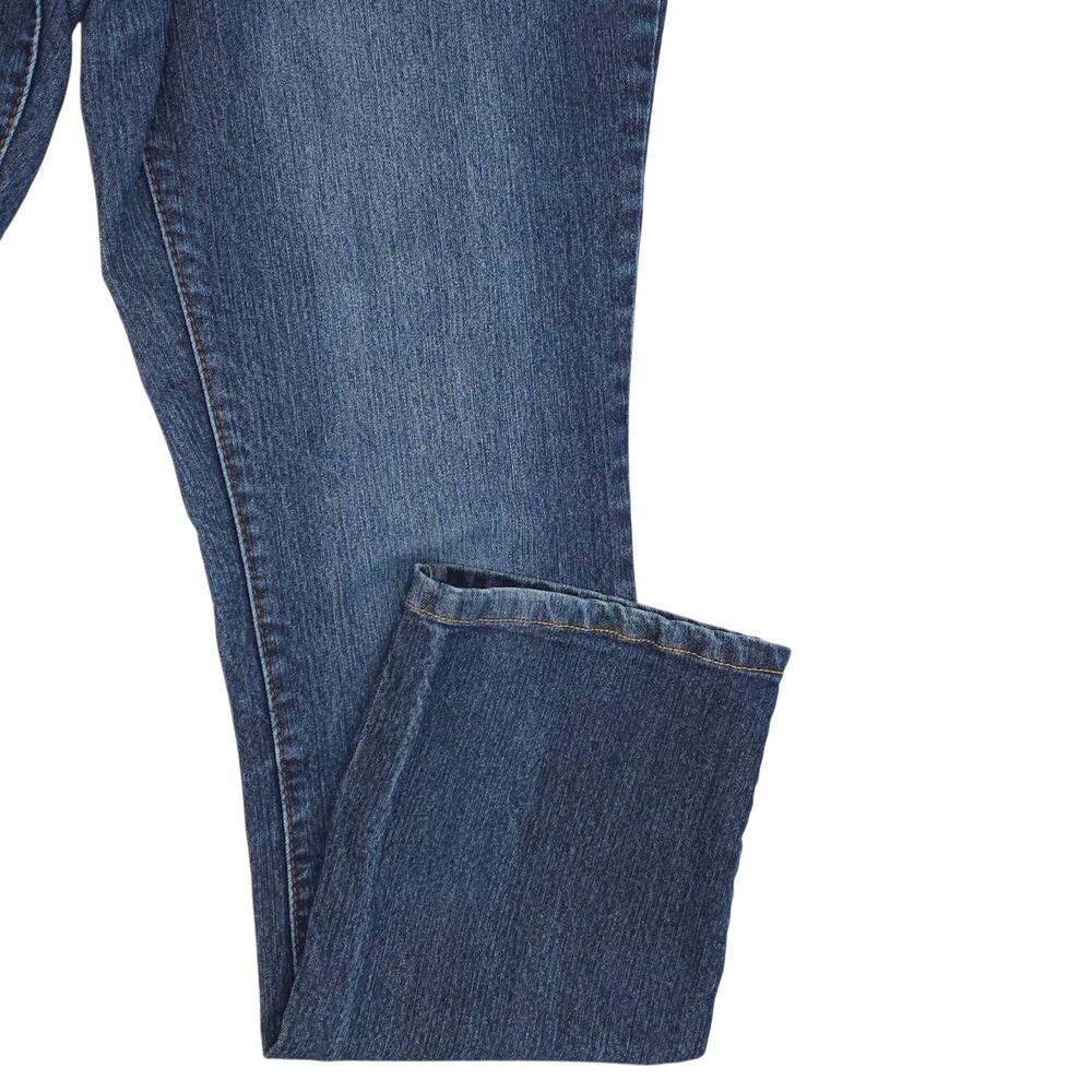 Faded Glory Jeans Womens 14 Blue Bootcut Mid Rise Stretch Denim Classic - Picture 6 of 12
